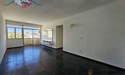 Aluguel de Apartamento Edifício Eurico Lourenção, no Centro de Jundiaí-SP: 2 Quartos, 1 Suíte, 2 Salas, 3 Banheiros, 1 Vaga - 110m²