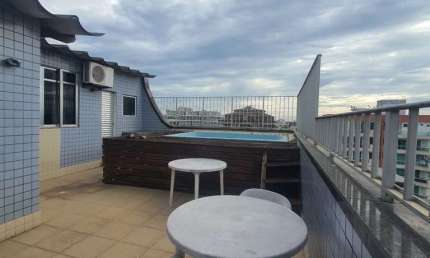 Cobertura para Venda em Cabo Frio, Braga, 3 dormitórios, 2 suítes, 2 banheiros, 2 vagas