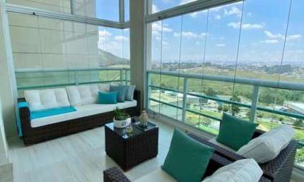 Apartamento para Venda em Santana de Parnaíba, Tamboré, 4 dormitórios, 3 suítes, 5 banheiros, 4 vagas