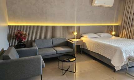 FLAT VISTA MAR, 45m2 A VENDA  MOBILIADO, JARDIM OCEANIA!