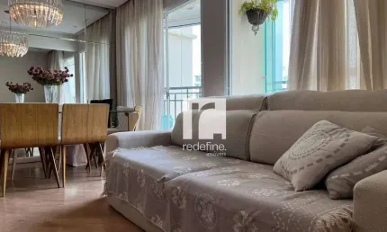 Apartamento com 3 dormitórios (1 suíte) e 2 vagas à venda, 93 m² por R$ 950.000 - Avenida Doutor Gentil de Moura, 856 - Ipiranga - São Paulo/SP