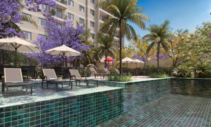 Apartamento com 3dorms (1suíte) varanda e vaga ao lado do Shopping Campo Limpo