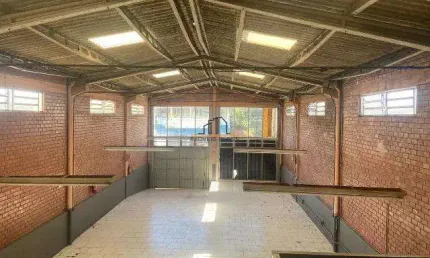 Pavilhão localizado no bairro Santa Catarina/Sapucaia