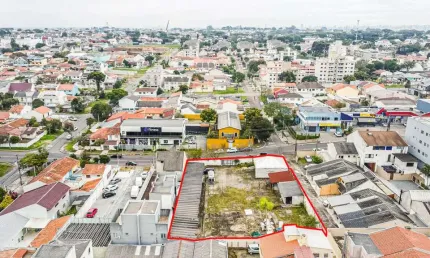 Terreno à venda na rua luiz frança, 2153, cajuru, curitiba por r$ 1.760.000