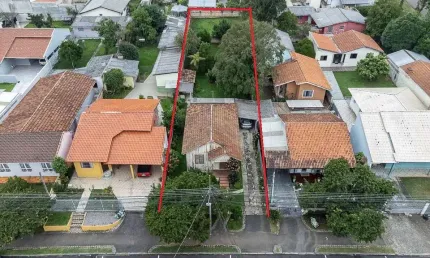 Terreno à venda na rua guilherme ihlenfeldt, 817, tingui, curitiba, 528 m2 por r$ 849.000