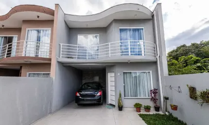 Casa com 3 quartos à venda na Rua Água Mineral, 407, Jardim Busmayer, Campo Largo, 130 m2 por R$ 496.000