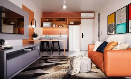 Kitnet / stúdio à venda na rua visconde de nacar, 1050, centro, curitiba, 22 m2 por r$ 290.000