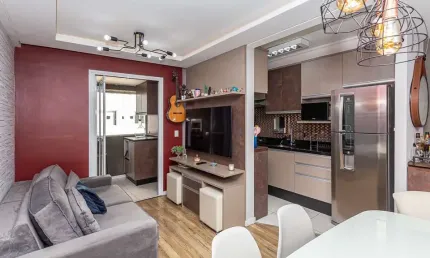 Apartamento com 2 quartos à venda no pinheirinho, curitiba , 51 m2 por r$ 427.000