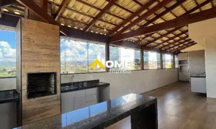 Cobertura à venda, 3 quartos, 1 suíte, 4 vagas, tirol - belo horizonte/mg