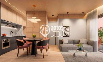Apartamento com 1 quarto à venda na Rua Buenos Aires, 572, Batel, Curitiba por R$ 937.917