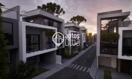 Casa em condomínio fechado com 3 quartos à venda na joão krasinski, 412, são lourenço, curitiba por r$ 1.286.923