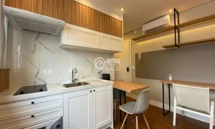 Apartamento com 1 quarto para alugar na rua emiliano perneta, 736, batel, curitiba por r$ 2.100