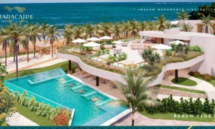 FLAT STUDIO NO MARACAIPE BEACH LIVING ULTIMAS UNIDADES