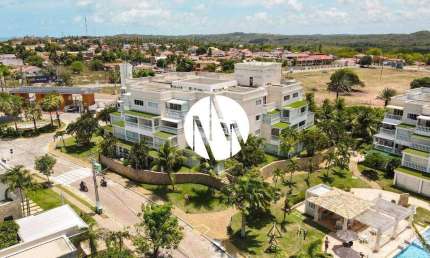Apartamento no Porto Brasil Resort com 90m2 sendo 2/4 uma suíte em Pirangi do Norte - Parnamirim RN