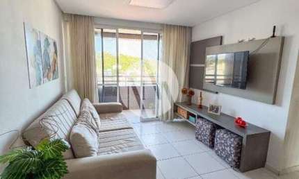Apartamento no Condomínio Torino com 96m2 sendo 3/4 uma suíte em Lagoa Nova.