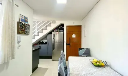 Cobertura duplex 2 quartos Santo André | Terraço | Cobertura duplex | Churrasqueira | 1 vaga | ótima localização
