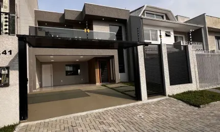 Sobrado com 3 quartos  à venda, 253.00 m2 por R$1190000.00  - Afonso Pena - Sao Jose Dos Pinhais/PR