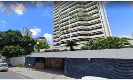 Apartamento com 4 dormitórios à venda, 217 m² - Tamarineira - Próx. ao Parque da Jaqueira -Recife/PE