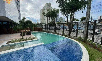 Apartamento com 1 dormitório para alugar, 36 m² por R$ 4.300,02/mês - Pina - Recife/PE