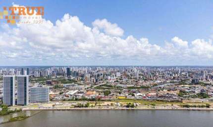 Flat com 1 dormitório à venda, 34 m² - São José - Recife/PE