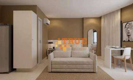 Flat mobiliado na Beira Rio da Madalena, com 1 dormitório à venda, 42 m²