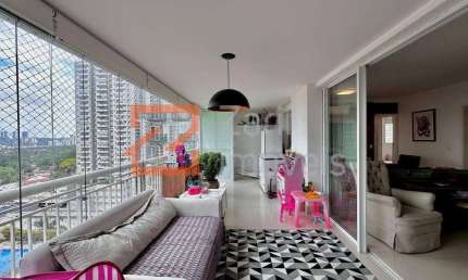 ALUGO VIVRE ALTO BOA VISTA APTO, 134M², 3 SUÍTES, AR CON. LAVABO , 2 VAGAS