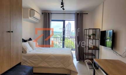ALUGO HOUX PINHEIROS APTO 27 M², 1 DORM, AR CONDICIONADO, MOBILIADO