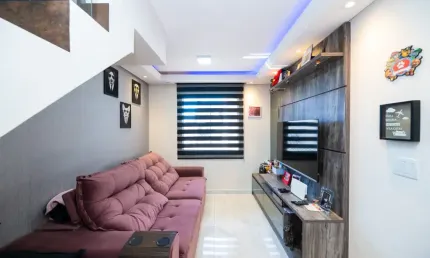 Casa em condomínio fechado com 3 quartos à venda na Rua Jerusalém, 201, Alto Boqueirão, Curitiba