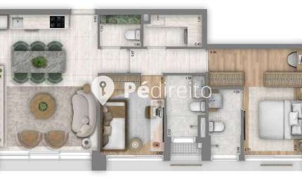 Apartamento com 2 quartos à venda na Leopoldo Couto Magalhães Júnior, 356, Itaim Bibi, São Paulo por R$ 3.301.998