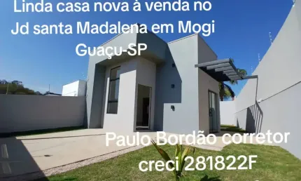 Casa com 2 quartos à venda no Jardim Santa Madalena, Mogi Guaçu 