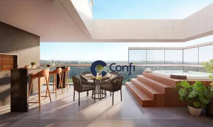 Apartamento Duplex com 3 dormitórios à venda, 140 m² por R$ 2.282.173,00 - Bigorrilho - Curitiba/PR