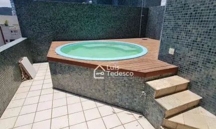 Cobertura com 2 dormitórios à venda, 180 m² por R$ 1.300.000,00 - Pompéia - Santos/SP