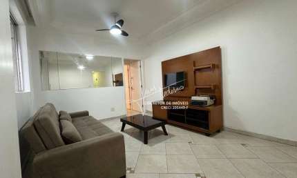 Apartamento com 1 dormitório para alugar, 54 m² por R$ 2.300,00/mês - Centro - São Vicente/SP