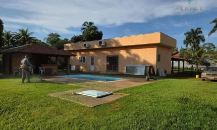 Chácara com 3 dormitórios para alugar, 5000 m² por R$ 6.450,00/mês - Chácara Bela Vista - São José do Rio Preto/SP