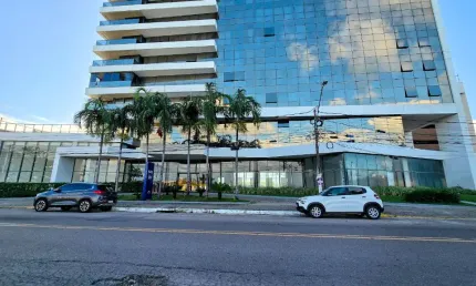 Lindo flat mobiliado em andar alto com vista para o mar em barra de jangada