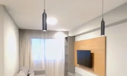 Lindo apartamento 2 quartos, novo para o 1º locador! finíssimo acabamento na decoração e móveis