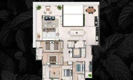 Apartamento com 4 dormitórios à venda, 220 m² - Vila Medon - Americana/SP