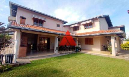 Casa com 3 dormitórios para alugar, 600 m² por R$ 8.500/mês - Portal dos Nobres - Americana/SP