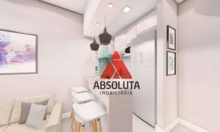 Apartamento com 2 dormitórios à venda, 59 m² por r$ 350.000,00 - praia azul - americana/sp
