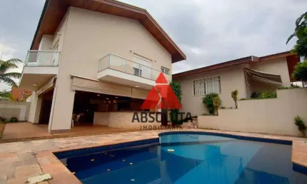 Casa com 3 dormitórios para alugar, 404 m² por R$ 11.000/mês - Jardim Ipiranga - Americana/SP