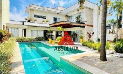 Belíssima casa em Paulínia no Condomínio Aurora, com AC 400m2