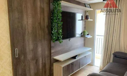 Apartamento com 2 dormitórios à venda, 56 m² por R$ 318.000,00 - Cariobinha - Americana/SP