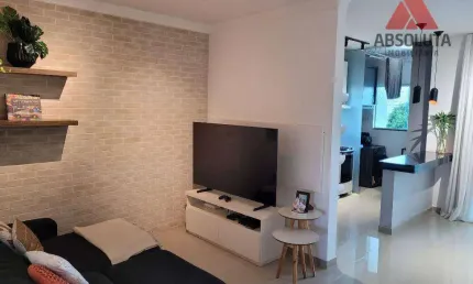 Apartamento com 2 dormitórios para alugar, 78 m² por R$ 2.200/mês - Parque Universitário - Americana/SP