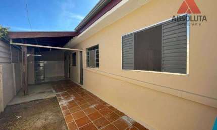 Casa com 1 dormitório para alugar, 55 m² por R$ 1.078,00/mês - Cariobinha - Americana/SP