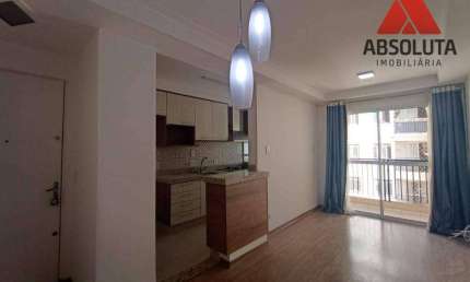 Apartamento com 2 dormitórios para alugar, 55 m² por R$ 1.800/mês - Cariobinha - Americana/SP
