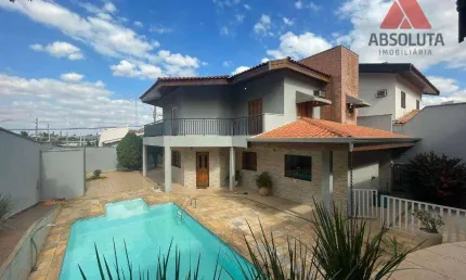 Casa com 3 dormitórios para alugar, 270 m² por R$ 5.500/mês - Werner Plaas - Americana/SP
