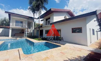 Casa com 4 dormitórios, 533 m² - venda por R$ 2.800.000 ou aluguel por R$ 11.200/mês - Vale das Paineiras - Americana/SP
