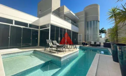 Casa com 3 dormitórios para alugar, 310 m² por R$ 14.000/mês - Loteamento Residencial Jardim Villagio II - Americana/SP