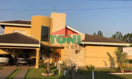 Casa de luxo em condomínio à venda em Salto-SP, bairro Salto de São José: 3 quartos, 3 suítes, 3 salas, 450m².
