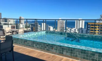 Studio lindo pronto para aluguel em ótima localização na barra